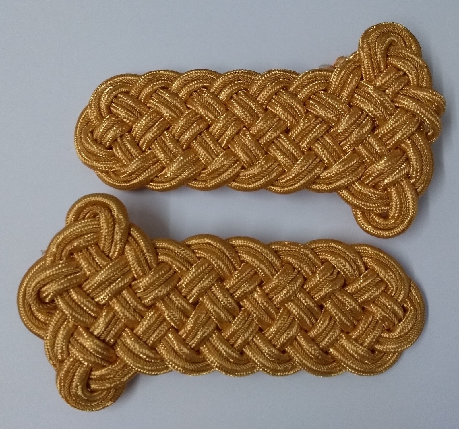 Shoulder Cords Senior Officer Gold Braid Cords No Attaching Straps Unfinished