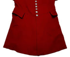 Red Long Coat Royal Hospital Chelsea Queens Crown British Army Uniform Faulty