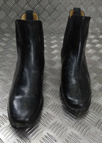 Genuine British Officers Chelsea Boots Black Leather Ceremonial Parade