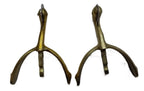 Swan Neck Spurs Short British Army / Officers & Soldiers Parade Boots