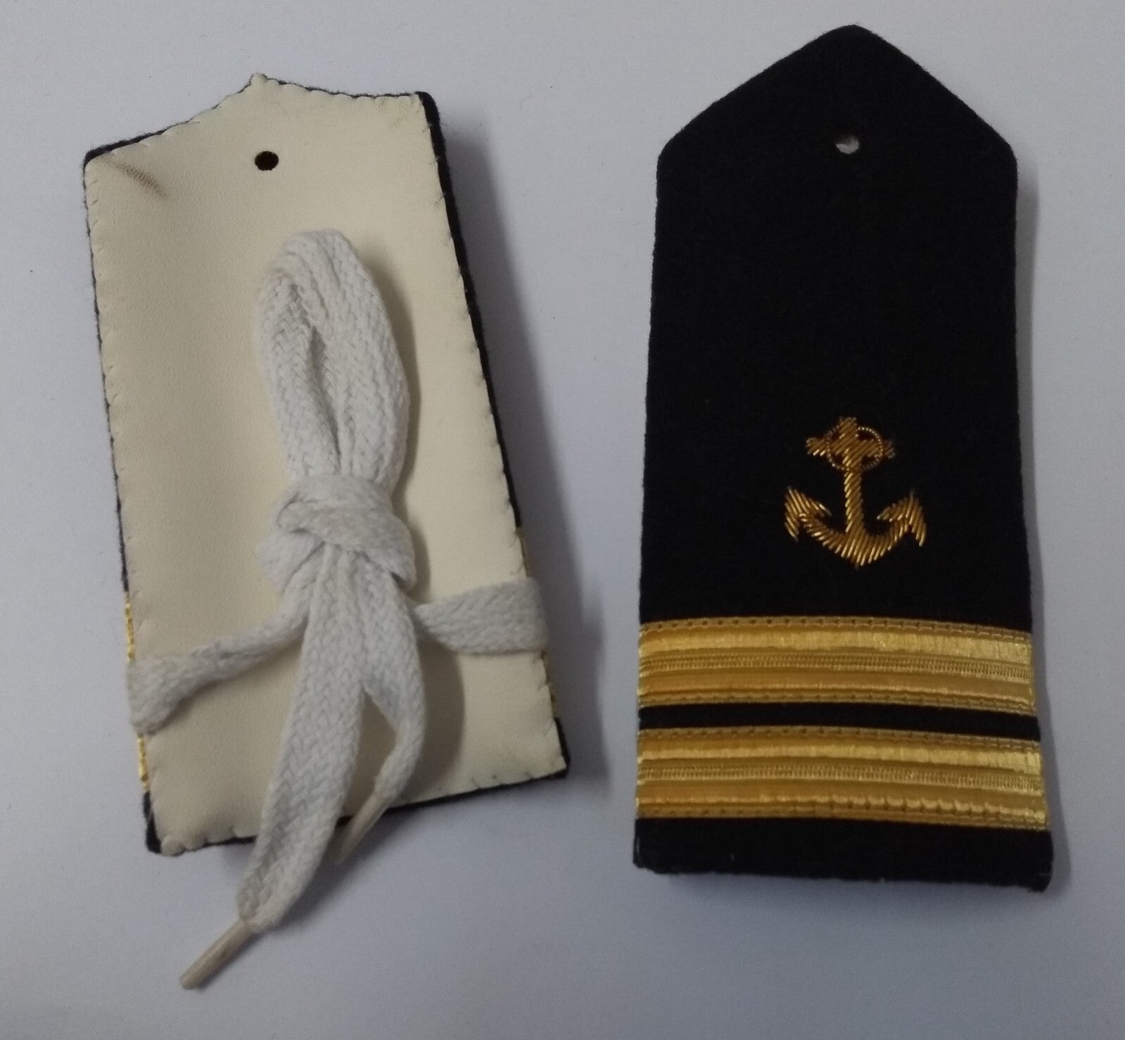 Naval Senior Officers No1 Uniform Shoulder Boards Epaulette Black & Gold Detail