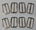 Genuine British Made Chrome Small Belt Strap Slider Adjusters X8 STD128