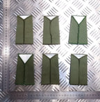 Green OD GWENT ACF Rank Slide Various Ranks Genuine British Army Issue - NEW