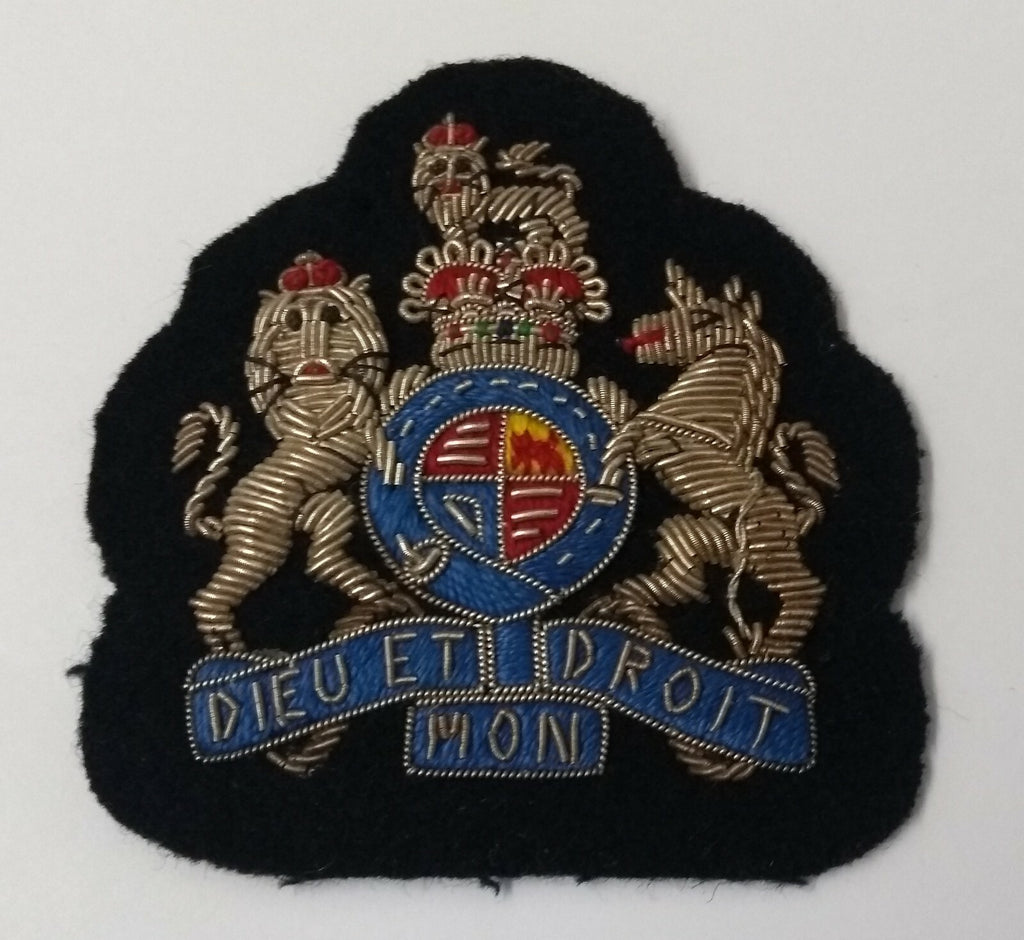 Genuine Vintage British Silver Warrant Officer Class 1 Badge
