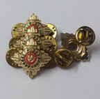 Officers Rank Pips Bath Stars Tria Juncta In Uno 5/8" British- NEW