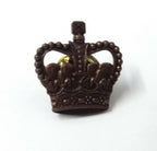 Bronze Crown 5/8" Subdued Officers Rank Crown Snap Pin X1