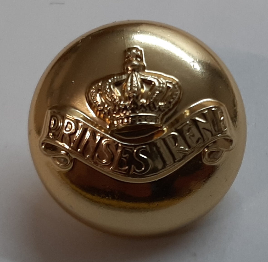 Princess Irene Fusiliers Guards Regiment Crown Insignia High Sheen Buttons NOS