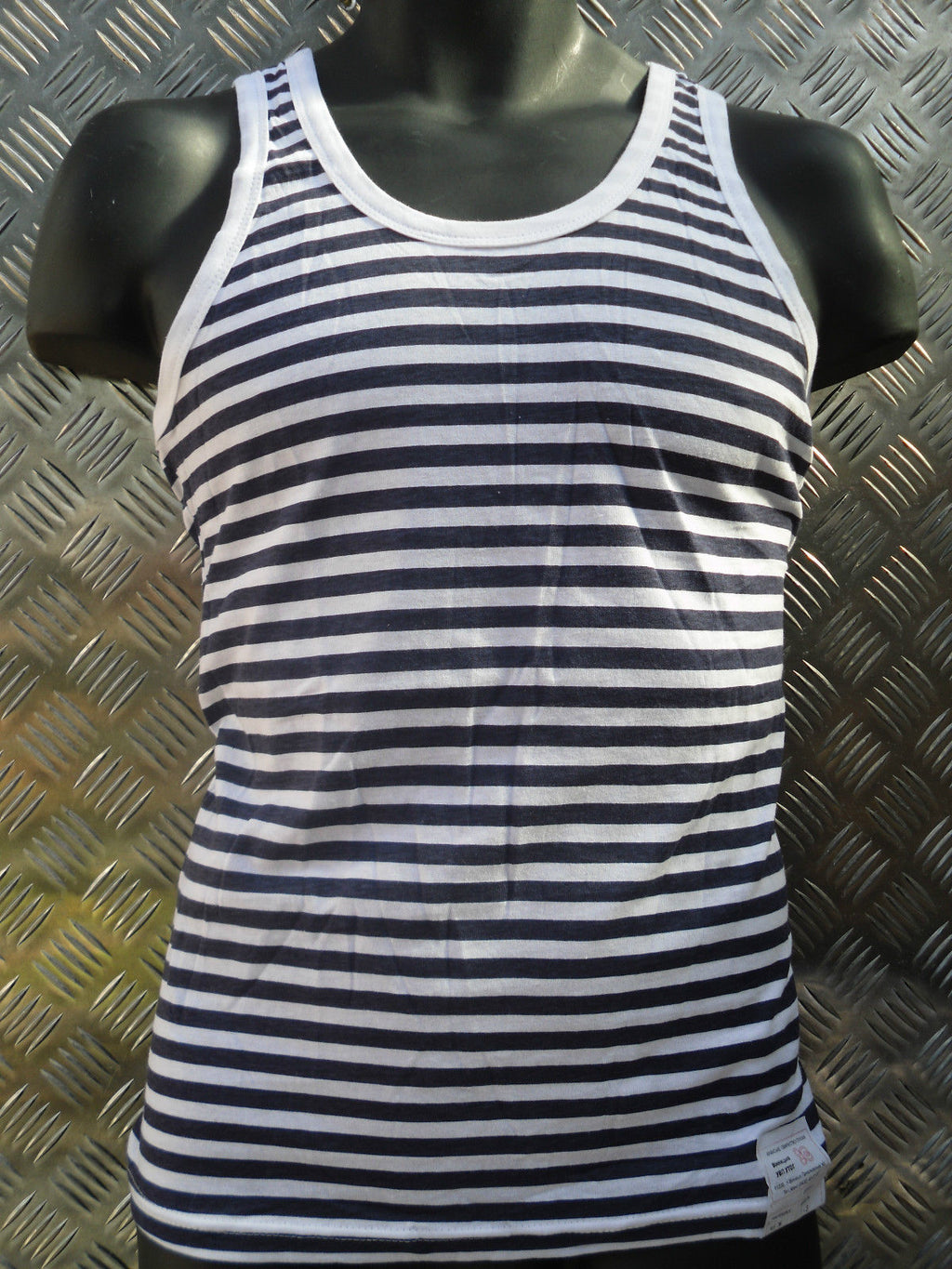 Russian Soviet USSR CCCP Style Stripy Sailors Telnyashka Vest Navy Stripes New