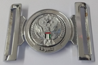 Abu Dhabi Buckle UAE Chrome Insignia Belt Locket Clasp Made in England 52mm