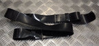 The Royal Virgin Islands Black PVC Belt And Chrome Buckle