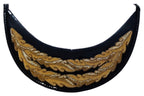 General Officer Peak British Oak Leaf Gold Wire Sprig Dress Hat Visor
