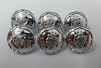 The Royal Irish Rangers Style RIR Dress Buttons Silver Coloured Size 30L - NEW