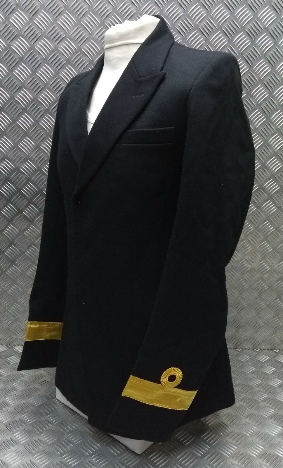 No1B Wool Barathea Jacket Blazer Naval Style Royal British Navy Size 88cms