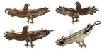 Spread Eagle Badges Split Pin Type Eagles Left and Right Facing Pairs