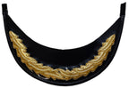 Staff Officer Peak British Oak Leaf Gold Mylar Sprig Dress Hat Visor
