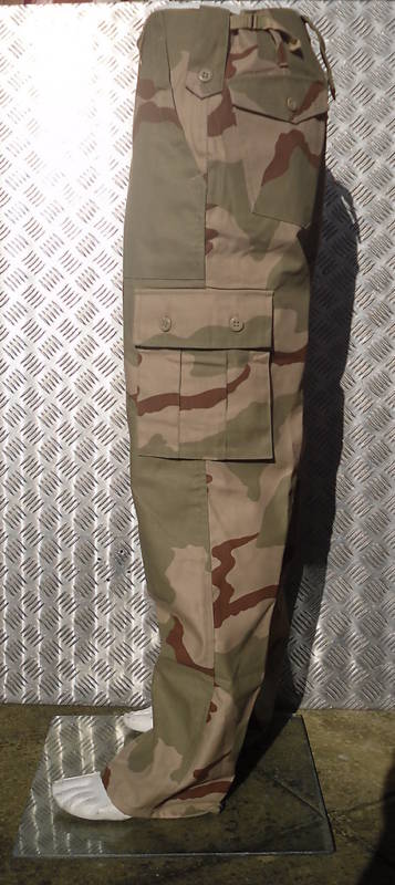 British Desert Storm Style DPM Camo Combat / Utility Trousers Size 22"-26" - NEW