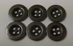 Vintage Metal Buttons 4 Hole Raw Metal 26L Diameter For Suspenders X6 ASBT300