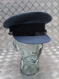 RAF Royal Air Force Dress Hat Air Force Blue Grey Colour Cap with OFC Cloth Peak 59cm