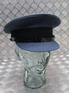 RAF Royal Air Force Dress Hat Air Force Blue Grey Colour Cap with OFC Cloth Peak 59cm