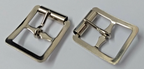 Sporran Strap Buckles 5/8" Nickel Plated For 15.8mm Leather Belting x 2 NEW
