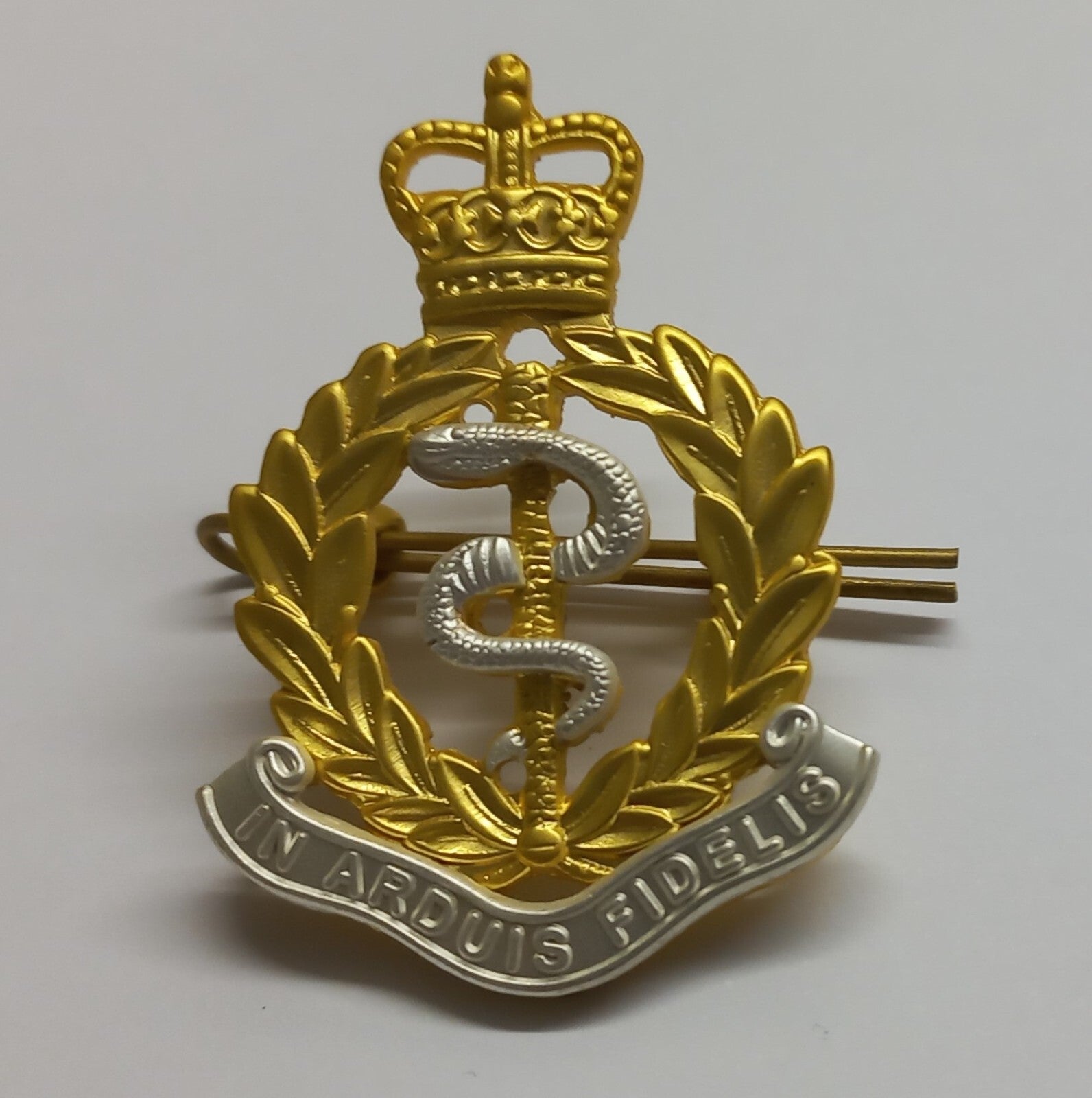 RAMC Hat Badge British Officers Style NEW