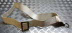 White Sling Drum Strap PVC British & Cavalry Type Bandsmen Cross Belt