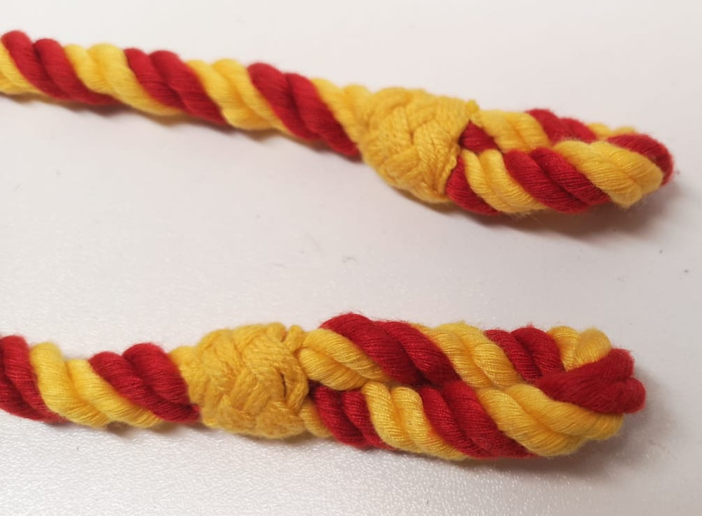 Scarlet Gold Lanyard 43 Commando Royal Marines RM British