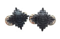 Rank Stars Pips British Forces Black Officer Insignia Tria Juncta In Uno 5/8"