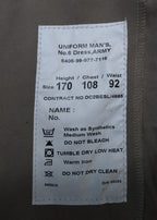 No6 Dress Jacket British Army Issue No Buttons Tropical Jacket 108cm Unissued