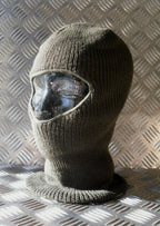 Army Green. One (1) Hole Balaclava / Beanie Hat - Very Warm - Brand New
