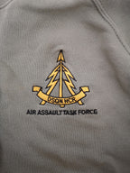 Light Olive Sweat Jumper with Air Assault Task Force Chest Insignia