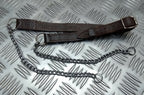 Vintage Sporran Strap Leather With Chains World War Two Pattern Unissued NOS S