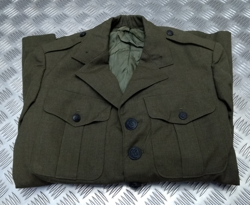 Vintage US MC Jacket Wool Serge United States Marine Green Tunic No Belt