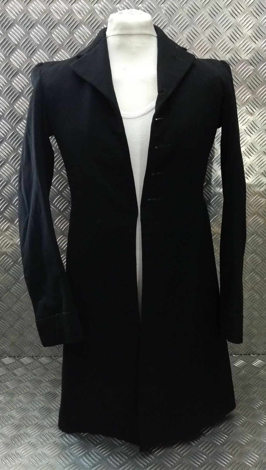 Vintage Long Coat Tailored by Simpson & Son London W1 No Buttons 1954 EBYT632