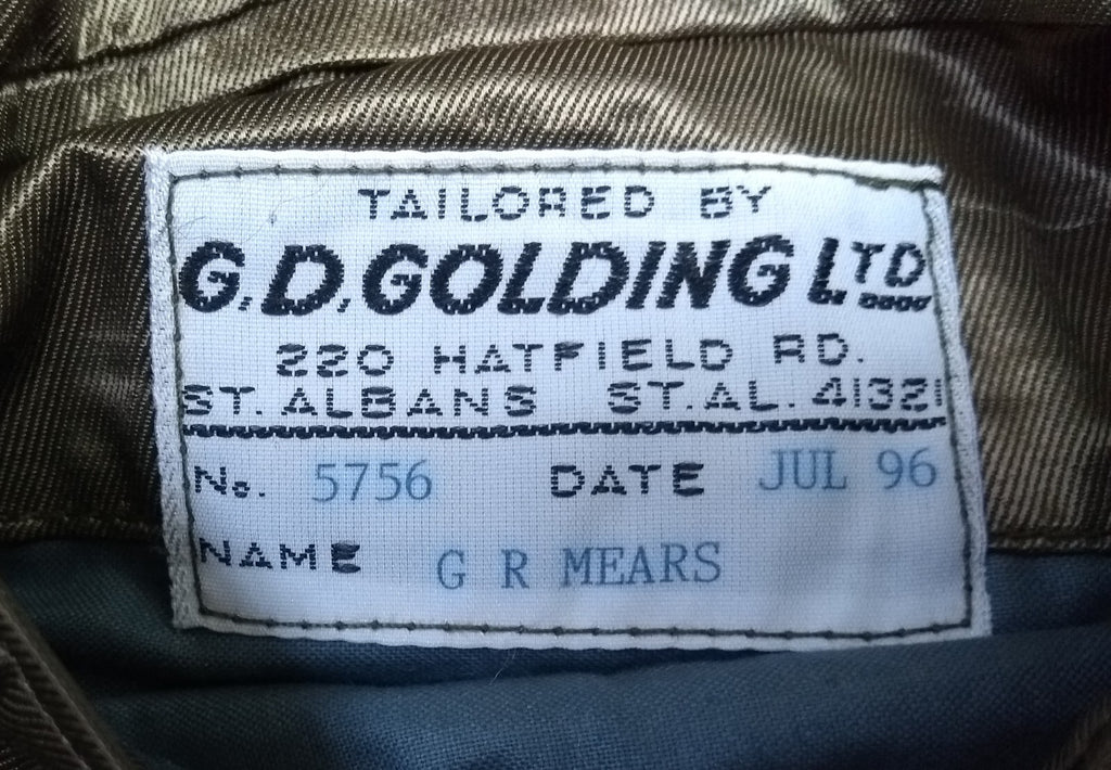 No2 Dress Jacket Old Pattern Ofc SD Jacket Royal Corps of Signals