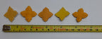 Shoulder Stars AAC Service Dress Hand Embroidered H/E Bath Star / Pips x 5