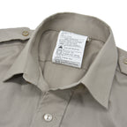 Stone Army Shirt Long or Short Sleeve British Army With Rank Insignia Present