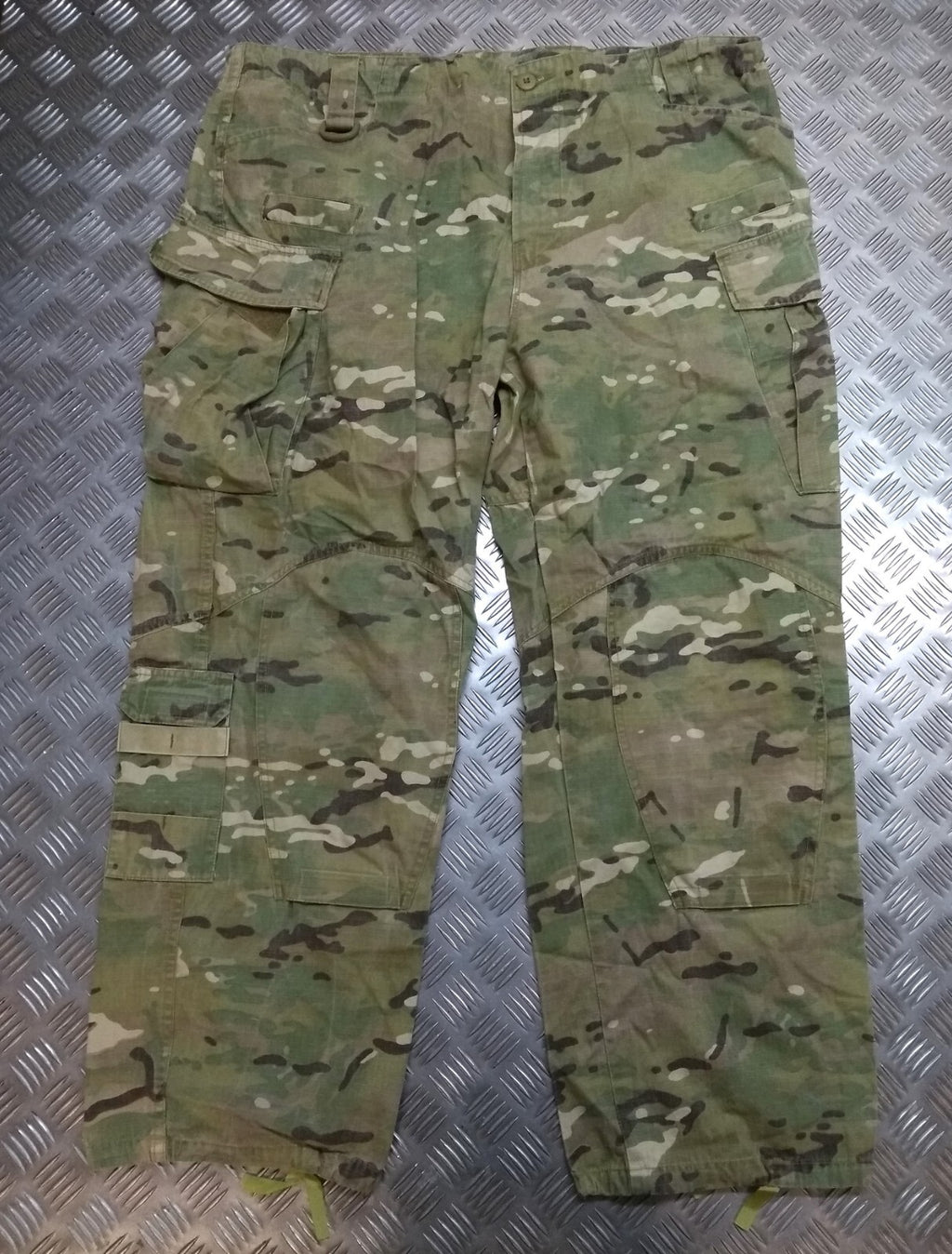 BDU Camo Trousers Solo US Multi Terrain Pattern Active Combat Pants Waist 43"
