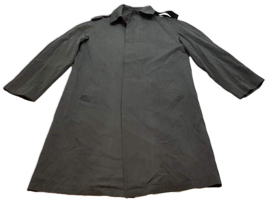 Vintage RM Raincoat British Naval Single Breasted Mans Uniform Rain Coat