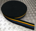 Genuine N Z Wellington West Coast and Taranaki Reg Stable Belt Material 75mm