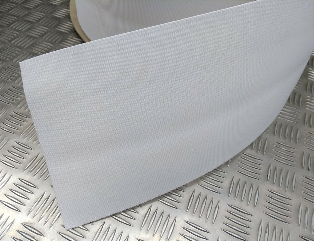 Genuine British Ceremonial White Gaiter Courlene Nylon Material Wide
