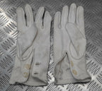 Genuine British Ceremonial Deerskin 3 Dart Leather Gloves Shop Soiled