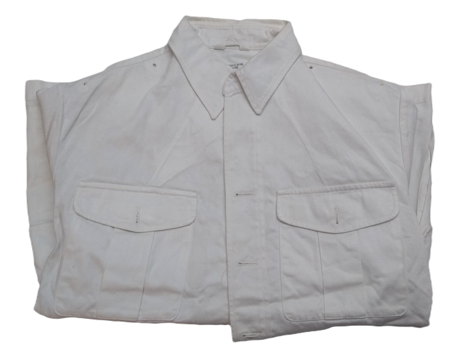 Vintage Bush Jacket Man's British Naval RN Ofc Dress No Buttons