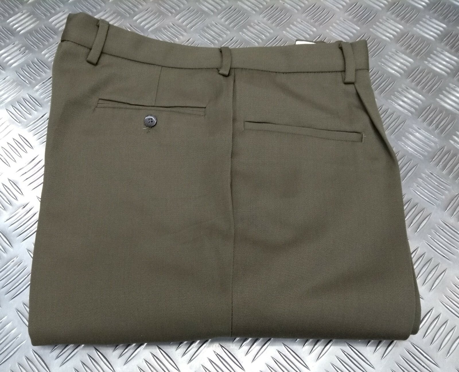Italian Army Style Dress Trousers Size 35" - NEW