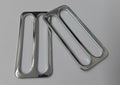 Genuine British Chrome Stable & Parade Belt Sliders Adjusters x2 STD233