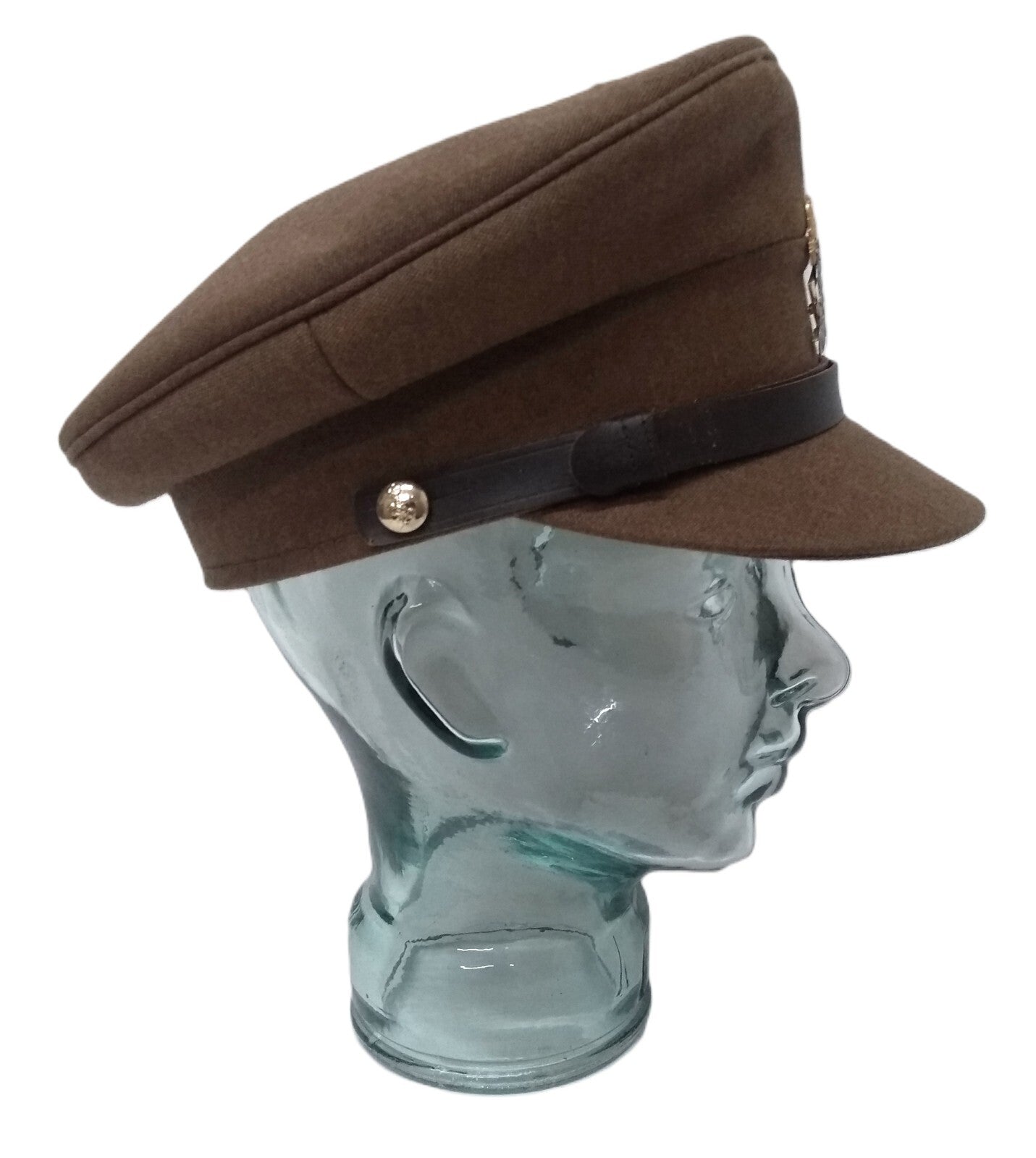 No2 Officer Hat REME British Army Full Insignia & Chin Strap Goldings 56cm