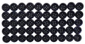 50 Vintage Buttons 4 Hole Shirt / Shank Anchors Pearlesque Dark Blue 11.4mm NOS