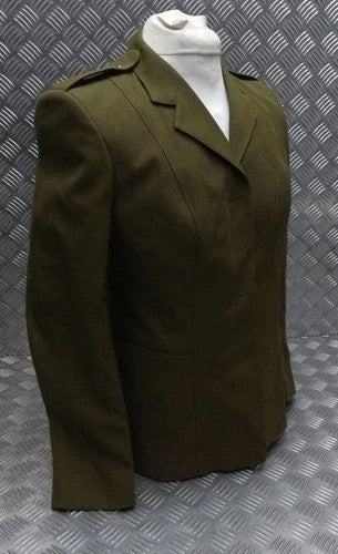 No2 Dress Jacket Woman's Old Pattern Khaki/Green No Buttons.