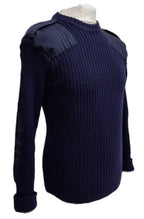 Navy Commando Jumper British Forces Ribbed Naval Blue Pullover No Insignia M