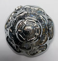 Rose Top Ornament British Made With Screw Fixing For Helmets